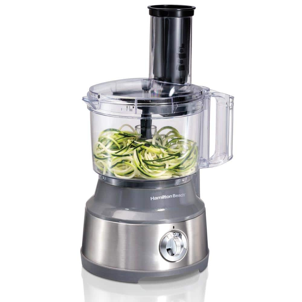 Hamilton Beach 10-Cup 3-Speed Stainless Steel Food Processor with