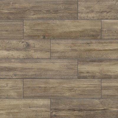 Daltile Baker Wood 6 in. x 24 in. Walnut Glazed Porcelain Floor and Wall  Tile (14.55 sq. ft./Case) BK10624HD1PR - The Home Depot