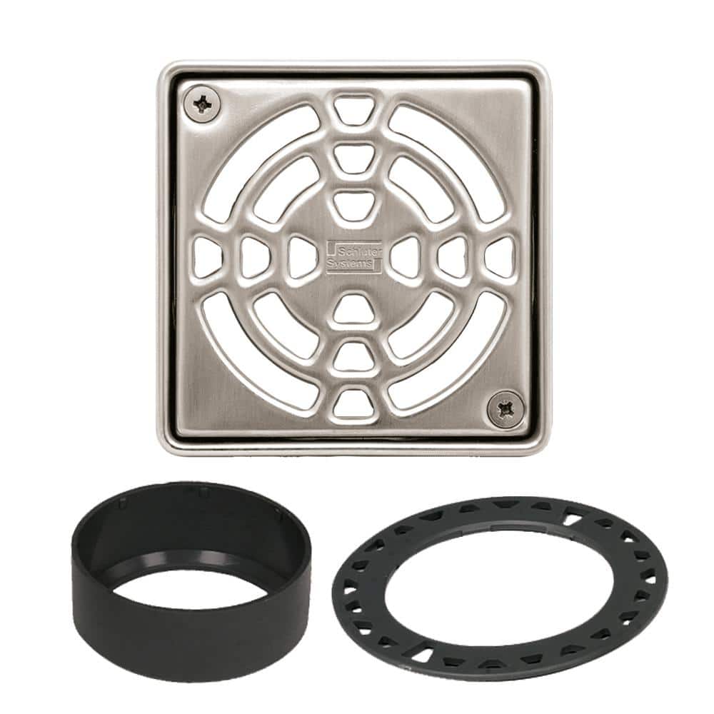 Kerdi-Drain 4 in. Nickel Drain Grate price history on PriceWatchPro