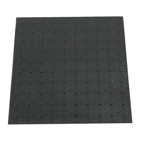 DWT Tough-EZ Tile 2 ft. x 2 ft. Black Detectable Warning Tile