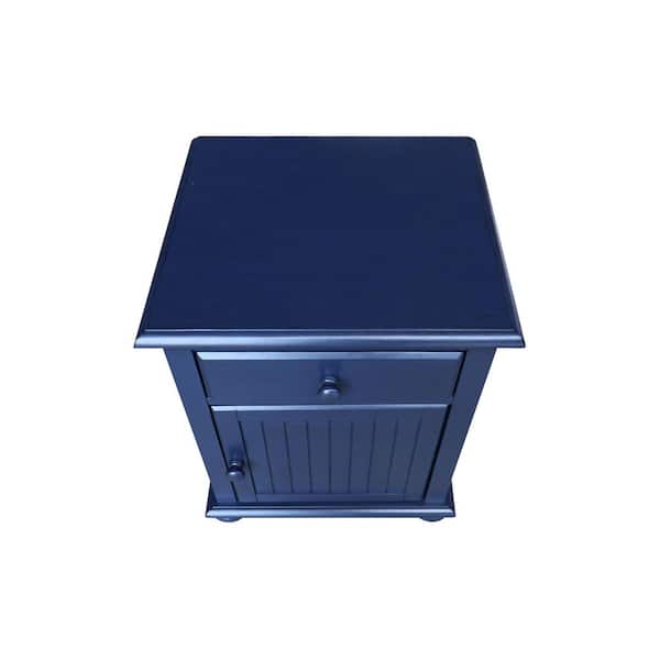 International Concepts Cottage Denim Blue 1-Drawer 20.5 in. W
