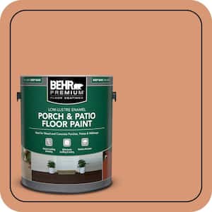 1 gal. #M210-5 Candied Yams Low-Lustre Enamel Interior/Exterior Porch and Patio Floor Paint