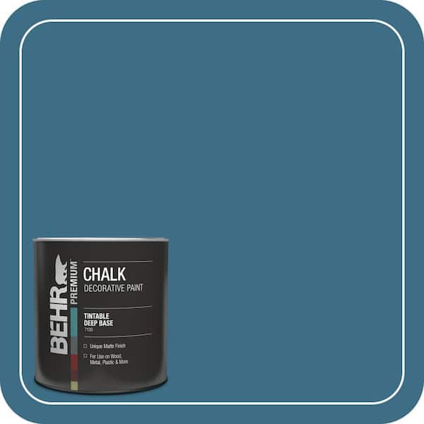 BEHR PREMIUM 1 qt. #PPU15-03 Dark Cobalt Blue Interior Chalk