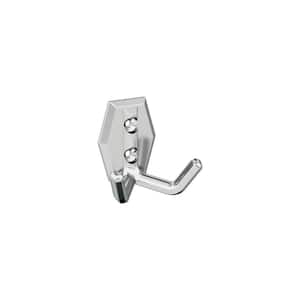 Benton 2-1/4 in. L Chrome Double Prong Wall Hook