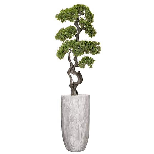 Indoor Realistic Life-Size Artificial Bonsai Tree - Lifelike Foliage for  Serene Indoor Ambiance