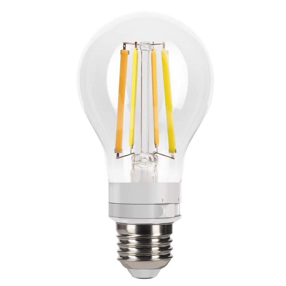 LED Filament A19 Lamp Medium (E26) Base Color Selectable 2700K-5000K 8.8W 800 Lumens (60W Equiv) Clear Dimmable T20 price history on PriceWatchPro