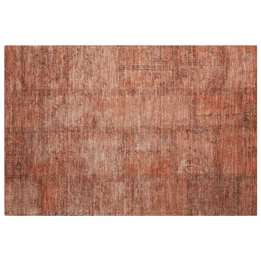 Dream Shag Premium Machine Washable Abstract ADS685 Copper 8 ft. x 10 ft. Area Rug price history on PriceWatchPro