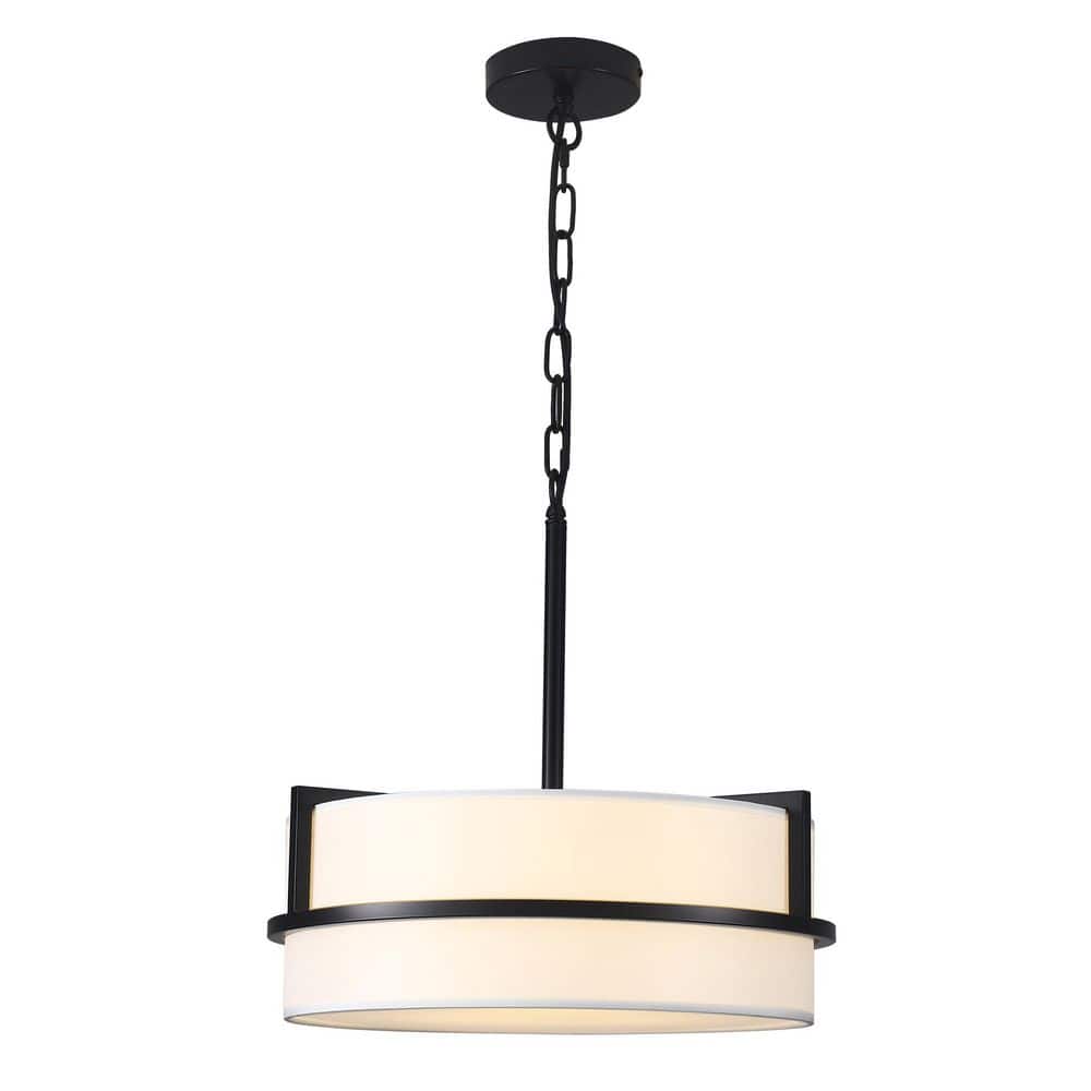 3-Light Black Pendant Design Hanging Linear Chandelier Lighting with Cloth Cover for Kitchen Island price history on PriceWatchPro
