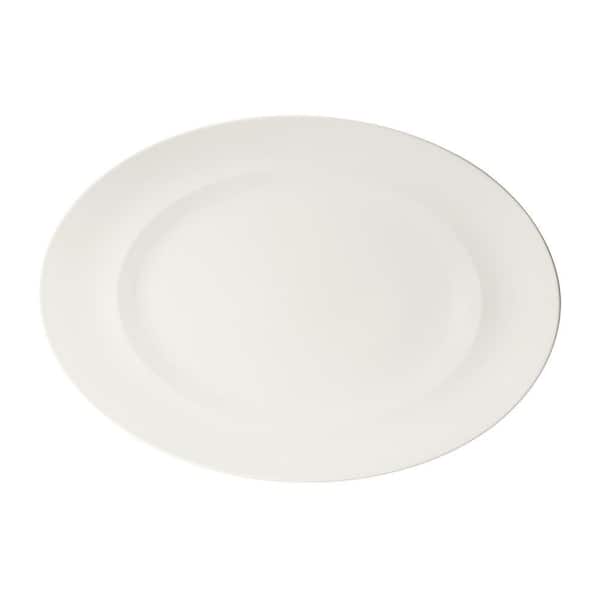 For Me White Oval Platter