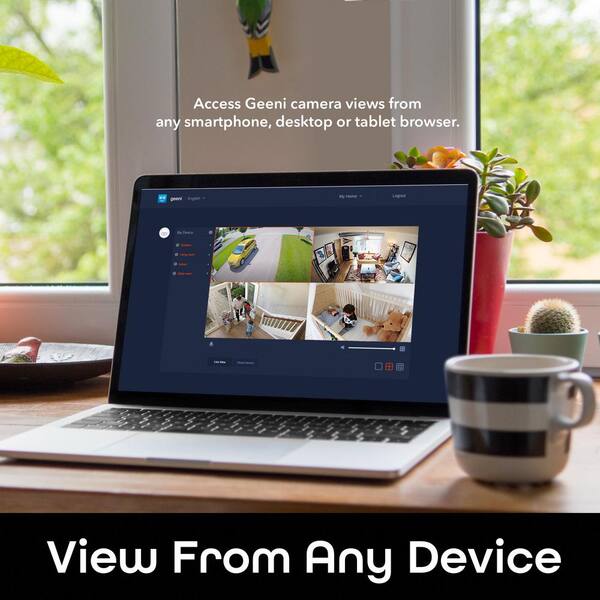 Geeni Vantage Telecamera Di Sicurezza WiFi Esterno 1080p HD – Impermeabile IP65 Con Audio Bidirezionale