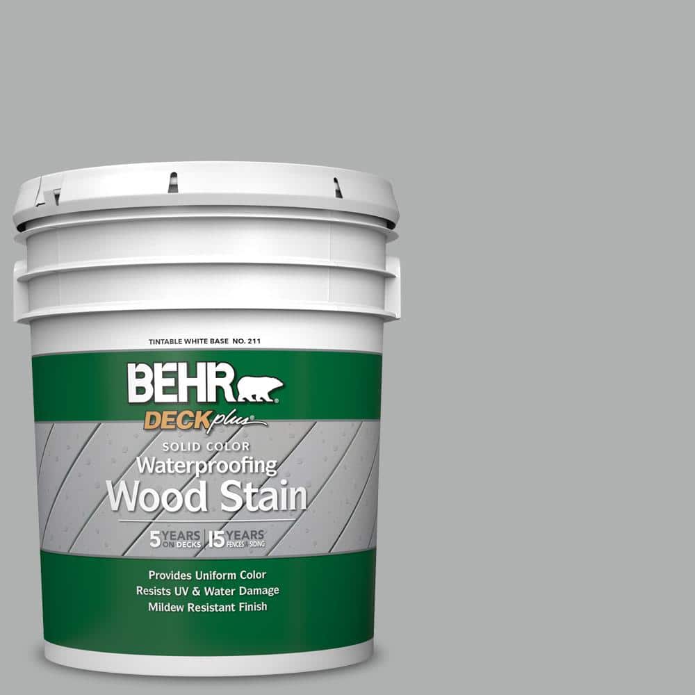 5 gal. #780F-4 Sparrow Solid Color Waterproofing Exterior Wood Stain