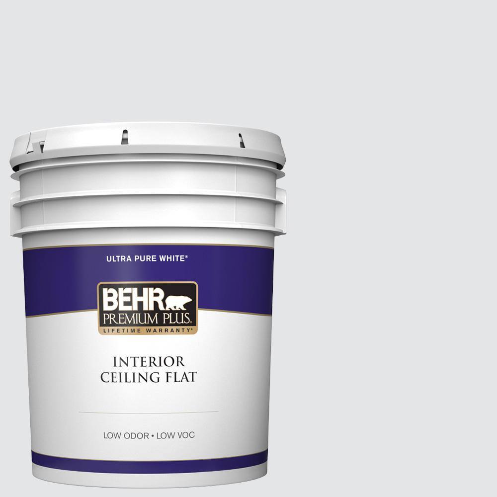 BEHR PREMIUM PLUS 5 gal. MQ331 Dutch White Ceiling Flat Interior