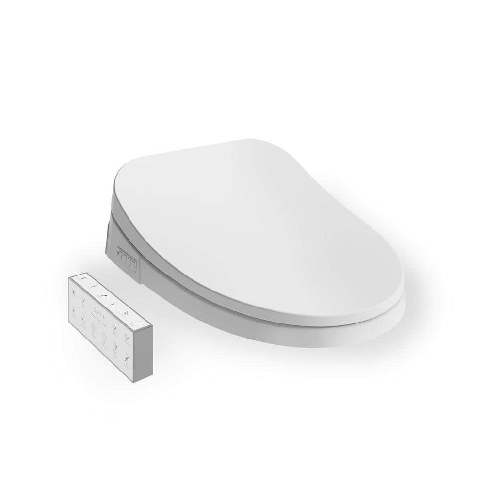 Icera iWash Elongated Electric Bidet Seat in White S12.01 The Home Depot