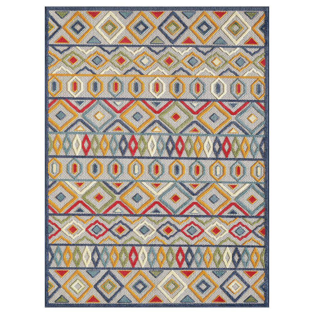 5' x 7' UV treated Polypropylene Beige or Grey Area Rug