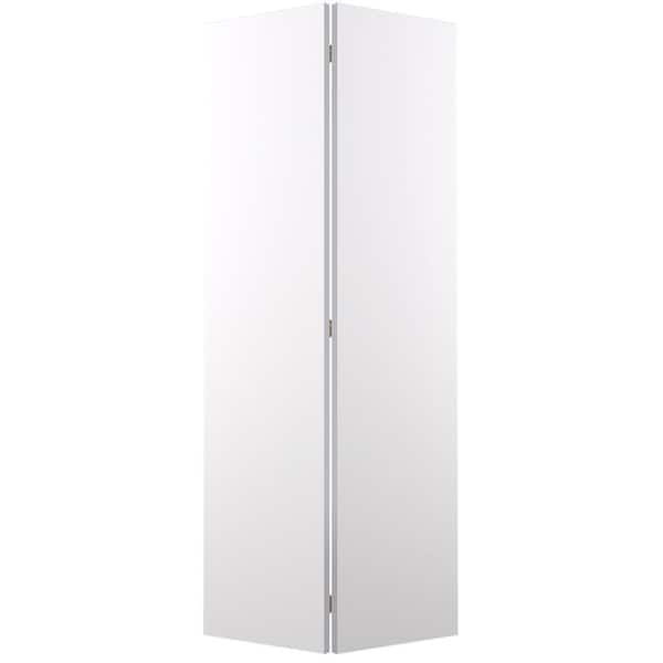 Belldinni Paola 36 in. x 79.375 in. Solid Composite Core Bianco Noble Finished Wood Bifold Door with Hardware