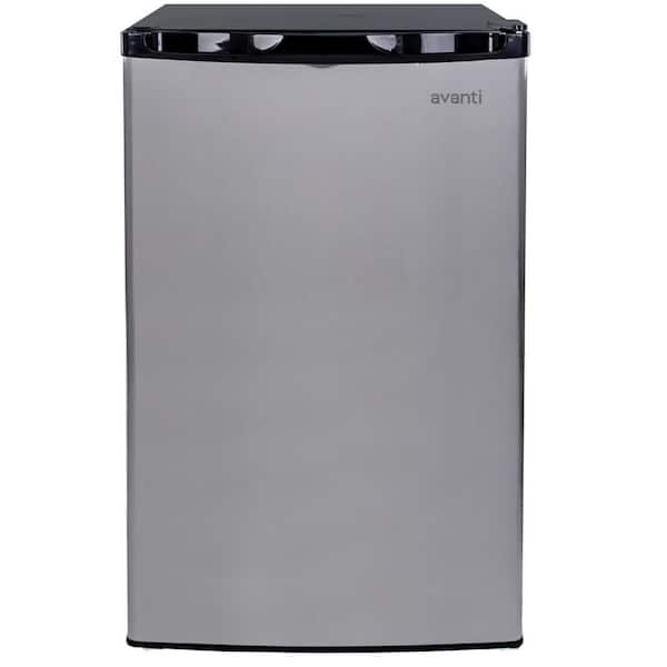 Avanti 4.4 cu. ft. Compact Mini Fridge with Freezer in Stainless Steel