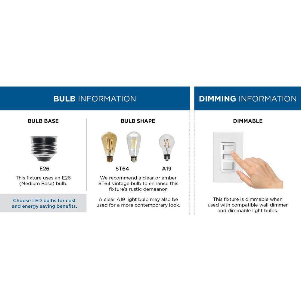 Parrish Matte Black Glass Outdoor Flush Mount Light