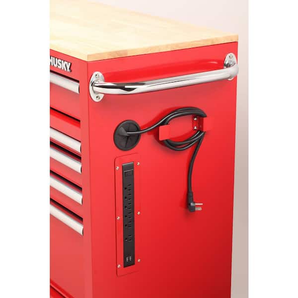 Husky 42 in. W x 18.1 in. D Standard Duty 10-Drawer Mobile