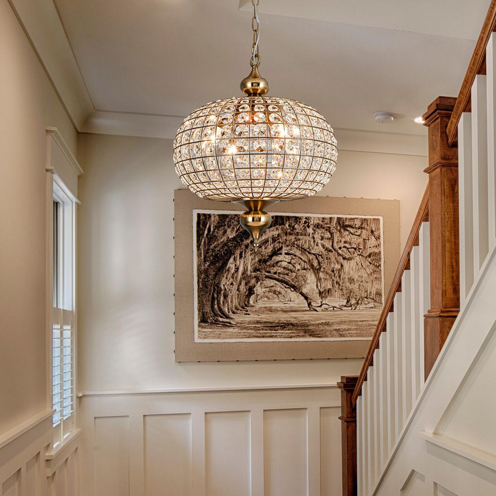 EDISLIVE Allenglade 4-Light 16 in. Unique Antique Bronze Globe