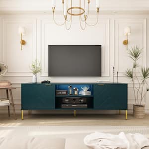 Green TV Stand Fits TVs up to 50 to 60 in.