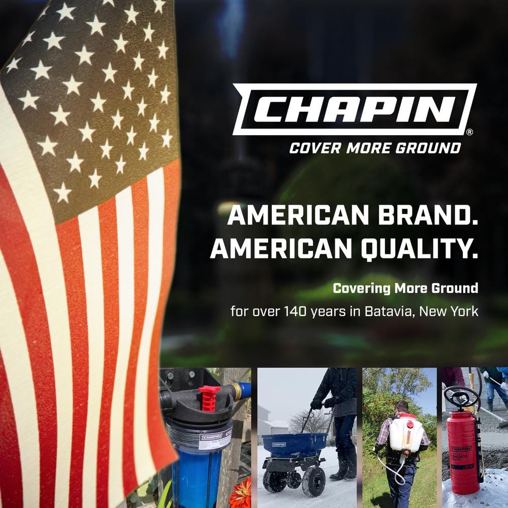 Chapin Red and Black Industrial Fireman Style Hose Nozzle