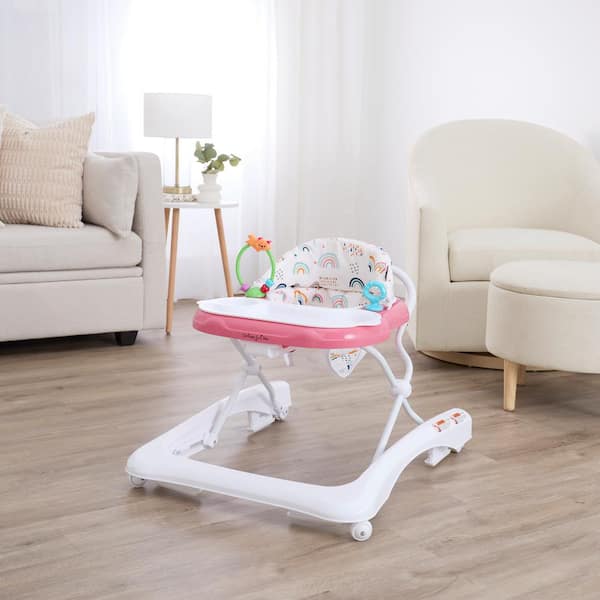 Dream On Me Mia foldable Baby Walker in Pink