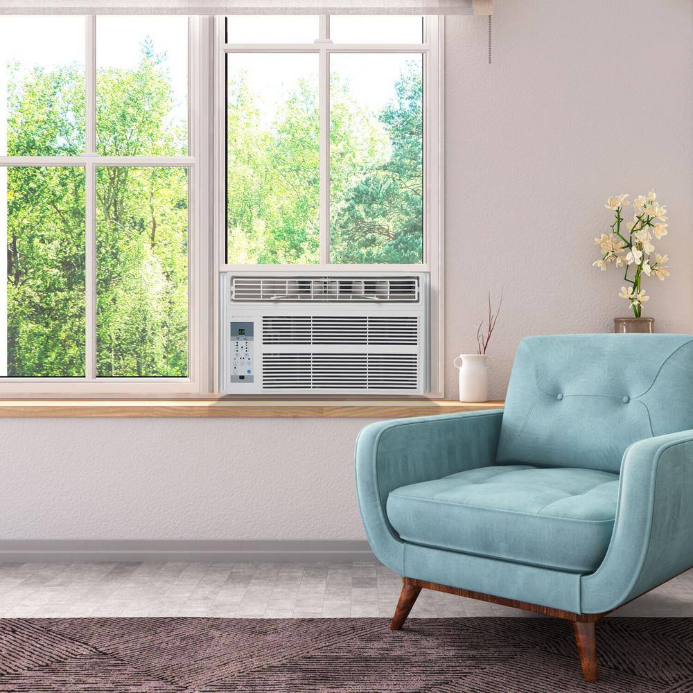 Arctic Wind 8000 BTU White Window Air Conditioner with Remote