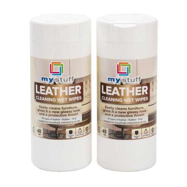 Mind Reader 40Count Fresh Leather AllPurpose Cleaning Cloths (2Pack