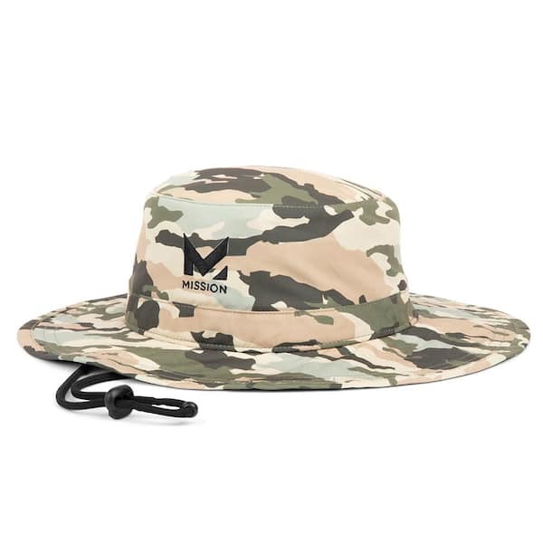 Mission Cooling Wide Brim Polyester Hat-Classic Camo