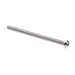 #6-32 x 2 in. Grade 18-8 Stainless Steel Phillips/Slotted Combination Drive Round Head Machine Screws (100-Pack)
