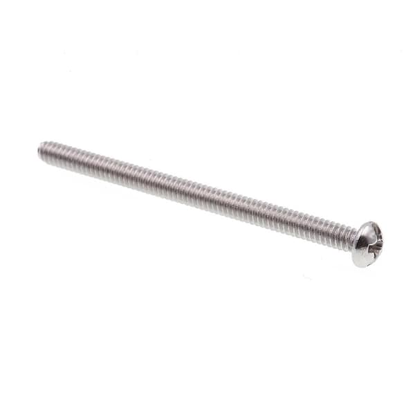 6-32 x 1/4" Slotted Round Head Machine Screws Stainless Steel 18-8 Qty 100 
