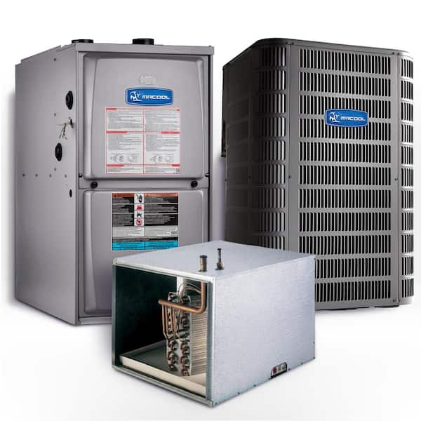 MRCOOL MX 3.5 Ton 40,000 BTU 16 SEER Horizontal Split System A/C 110000 BTU 95% AFUE Gas Furnace