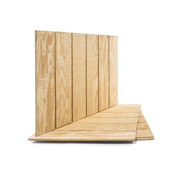 Plytanium Plywood Siding Panel T1-11 8 IN OC (Nominal: 19/32 in. x