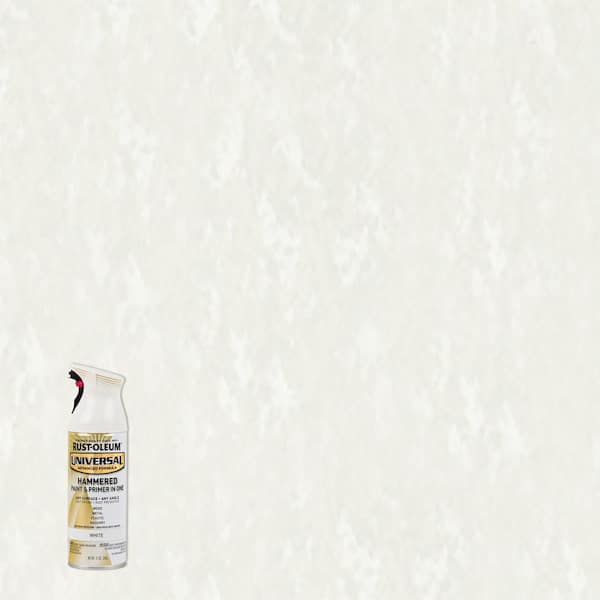Rust-Oleum 245199-6PK Universal All Surface Spray Paint, 12 oz, Gloss Pure White, 6 Pack