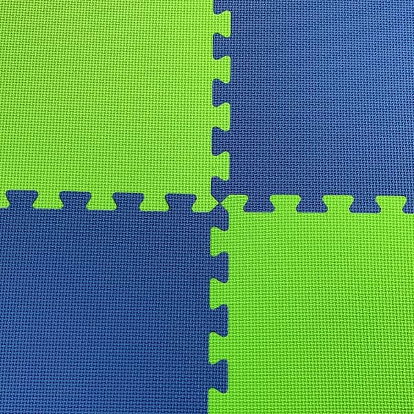 Premium Navy Blue 24 in. W x 24 in. L Foam Kids and Gym Interlocking Tiles (58.1 sq. ft.) (15-Pack)