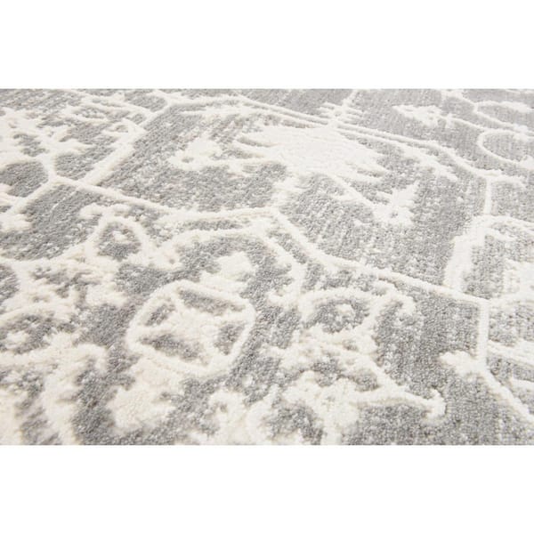 New Classical Olympia Gray 4' 0 x 4' 0 Square Rug