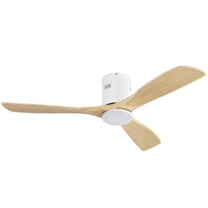 52 in. Indoor/Outdoor 6-Speed Ceiling Fan in White with Remote Control