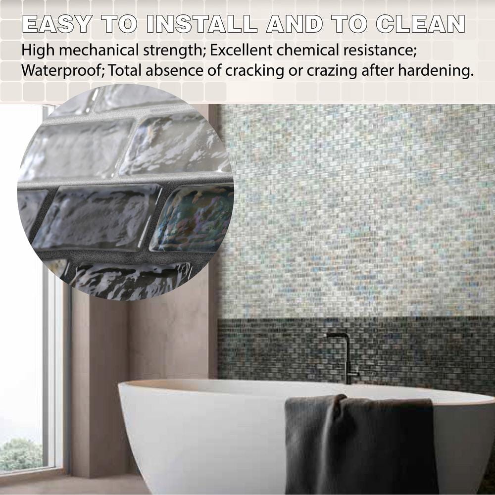 Starlike Crystal EVO 11 lbs Translucent Glass Epoxy Grout