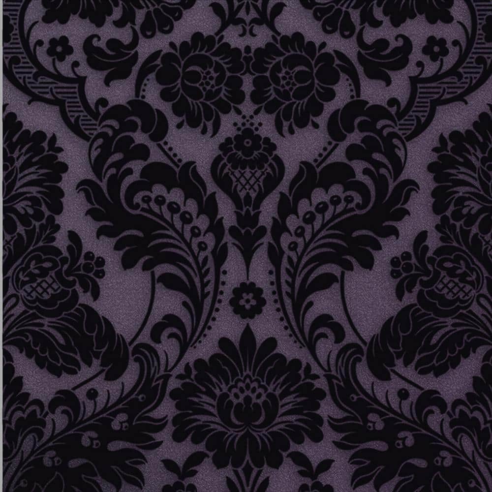 purple gothic wallpaper pattern