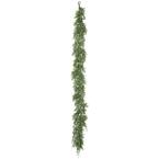 4 ft. Unlit Green Juniper Pine Artificial Christmas Garland