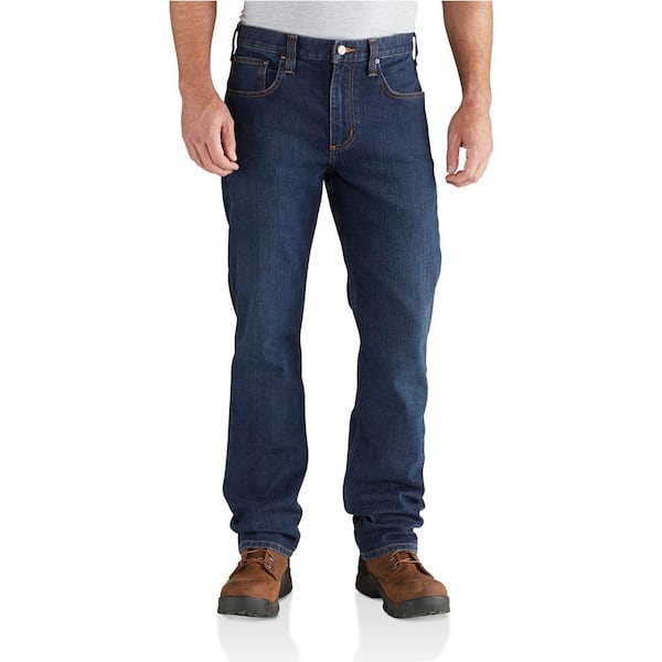 Carhartt Men's 44 in. x 30 in. Superior Cotton/Polyester Rugged Flex Relaxed Straight Jean