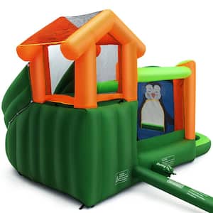 Multi-Color Inflatable Slide Bouncer Splash Pool Water Play Center