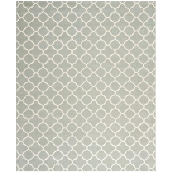 SAFAVIEH Chatham Grey/Ivory 8 ft. x 10 ft. Area Rug