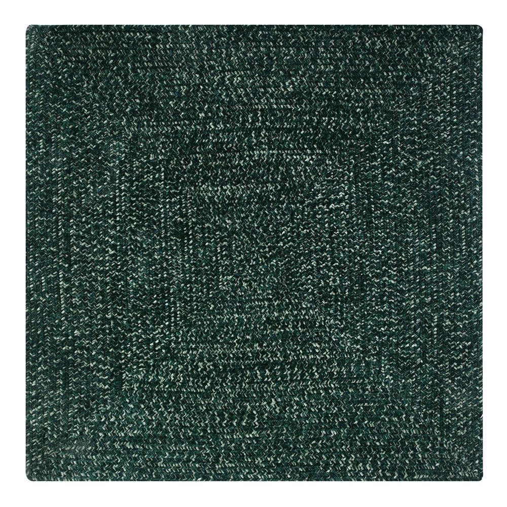 Diluth & Emerald 60" Square Braided Polyester Rug