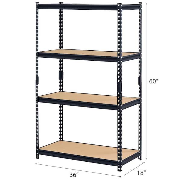 Extra Wide Heavy Duty Tier Shelving Units Garage Storage Warehouse Shed Office 