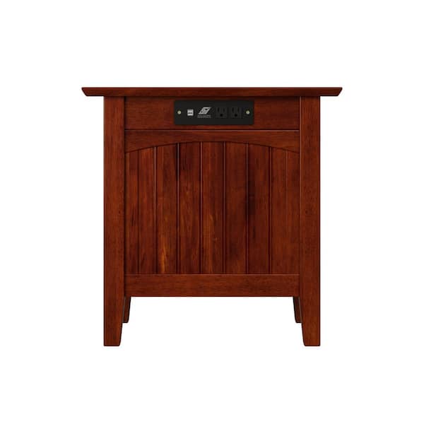 nantucket chair side table with charging station