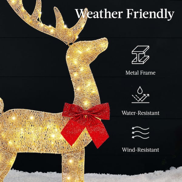 LED Christmas Candle Night Light Set – Snowman & Reindeer Design, Battery Operated, Perfect For Holiday Decor, Gift For Kids (2-Pack)