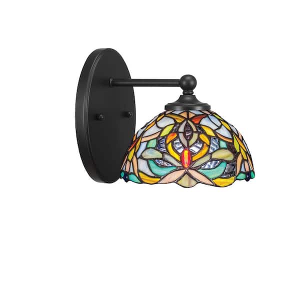Unbranded Royale 1-Light Matte Black Wall Sconce
