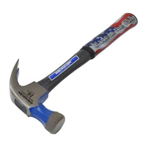 16 oz. Carbon Steel Nail Hammer with 13 in. Fiberglass Handle