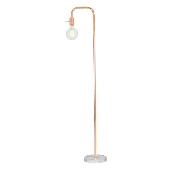 Faux Marble Base Floor Lamp, Home Depot Floor Lamps Led